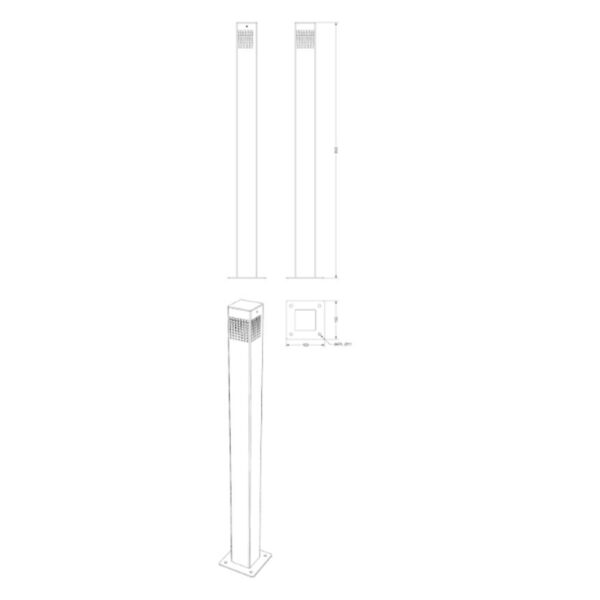 Savorak valaisintolppa LED, HST - Image 2