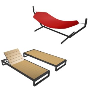 Savorak Aurinkotuolit x 2 ja Riippukeinu - setti
