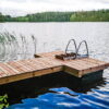 Laituri Sauna 1,4 x 2,4, kävelysillalla