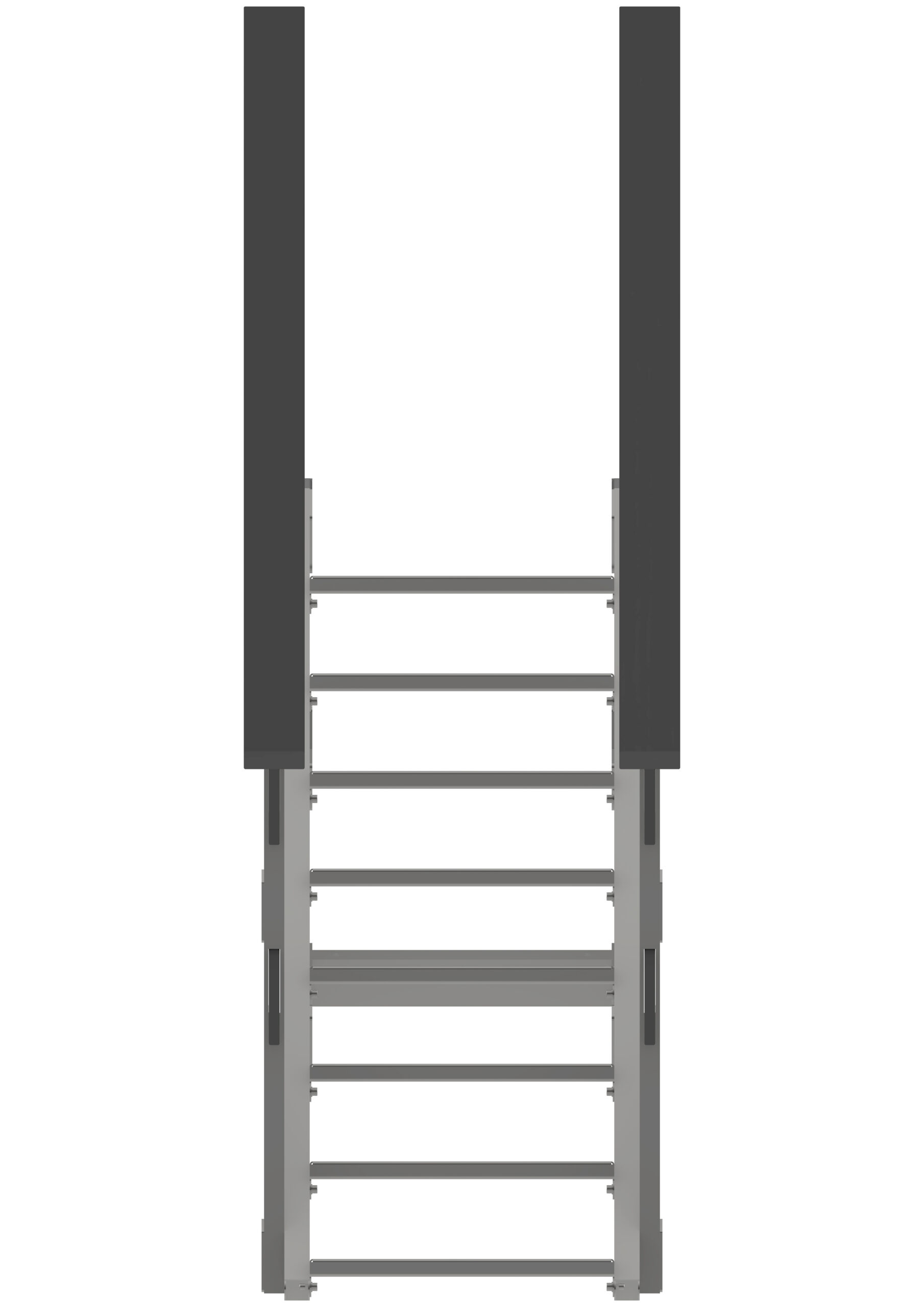 Kasattavat talviuintiportaat puukaiteilla - Image 2
